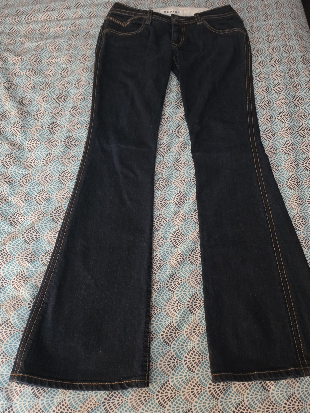 Hudson Jeans Dark Blue Flared Legged Women's Jeans